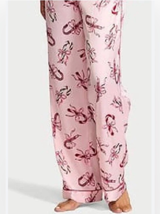 Victoria's Secret Other - Victoria's Secret Satin Pajama Pants XL Pink EUC
